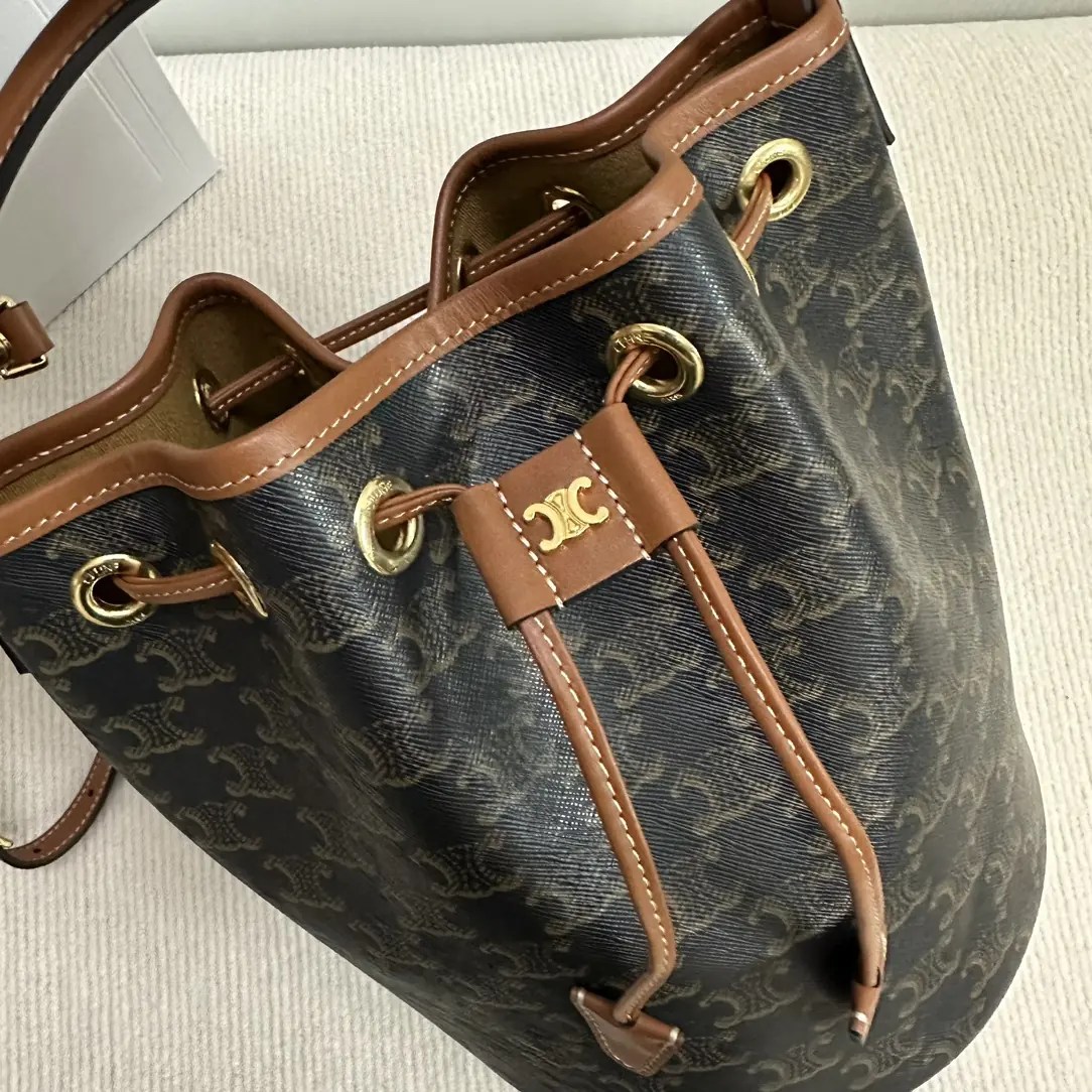 Celine Style Gold Shoulder Bag Lookbook Reference image 4
