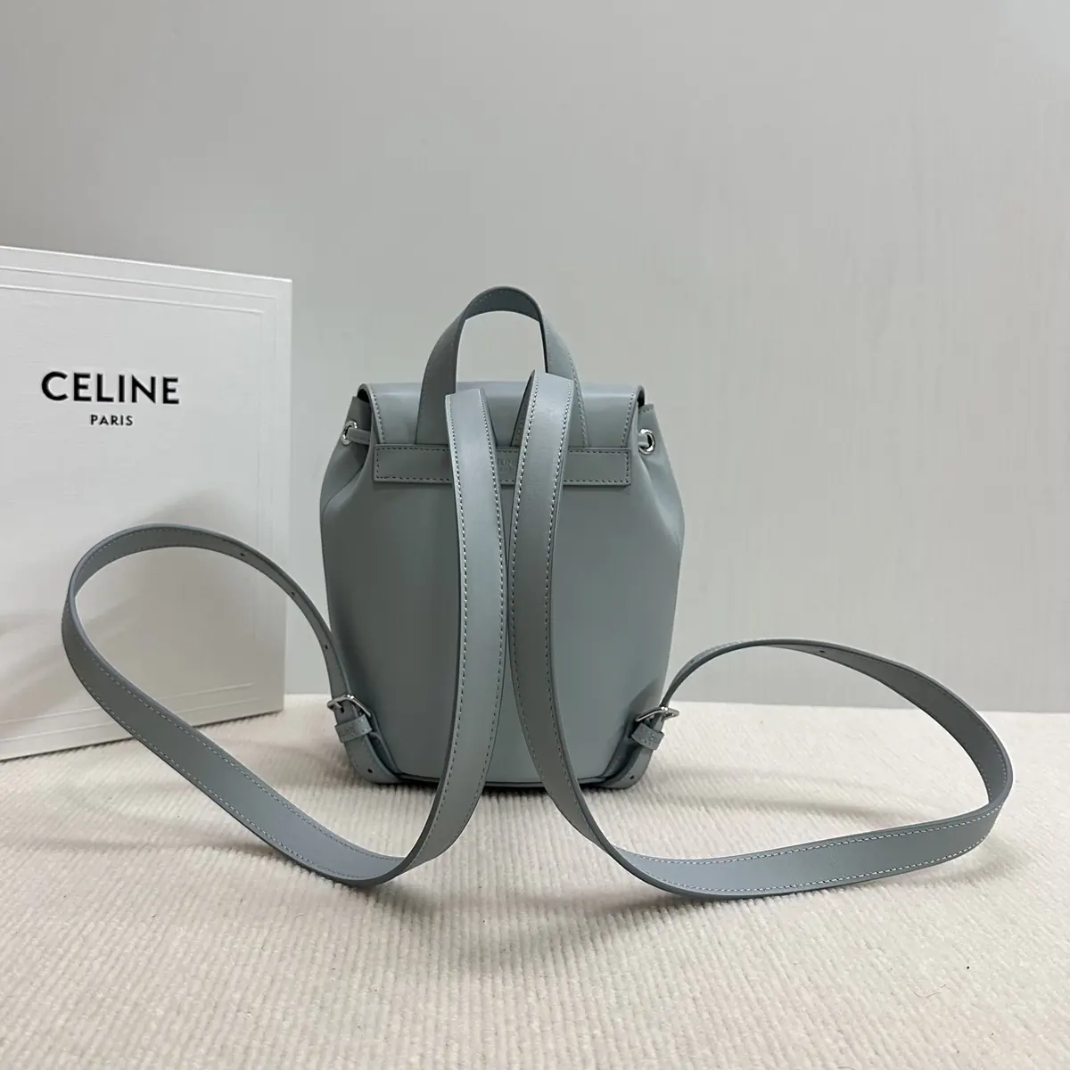 Celine Style Leather Backpack Lookbook Reference image 2