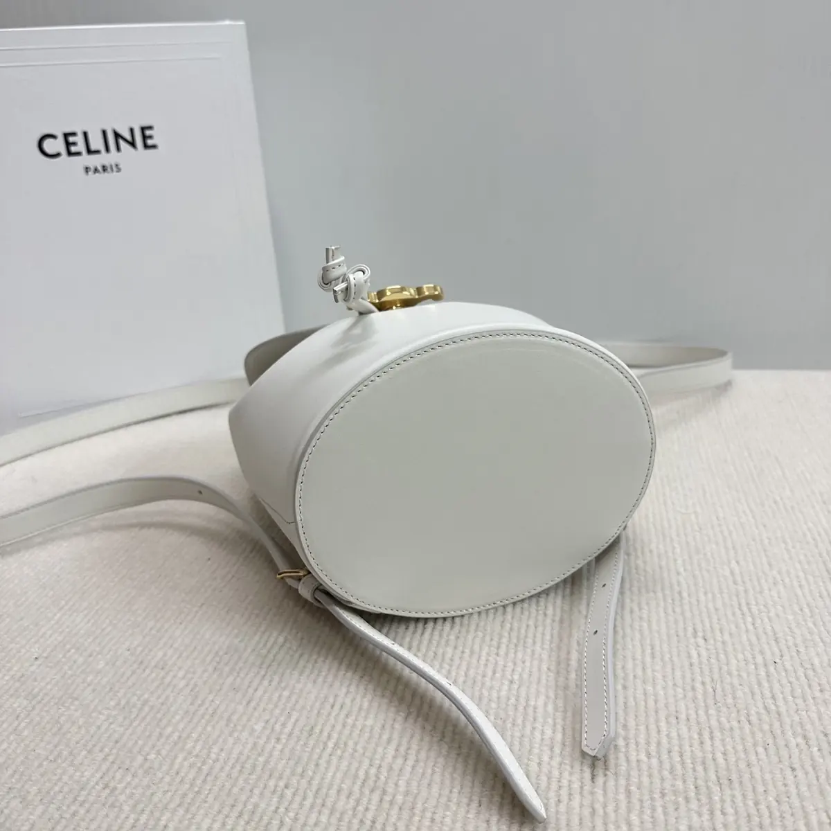 Celine Style Leather Backpack Lookbook Reference image 4