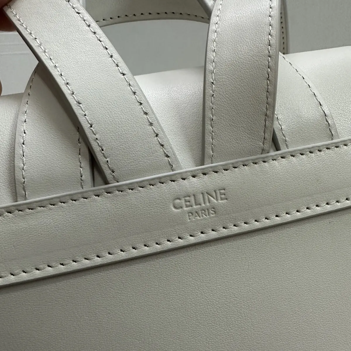 Celine Style Leather Backpack Lookbook Reference image 5