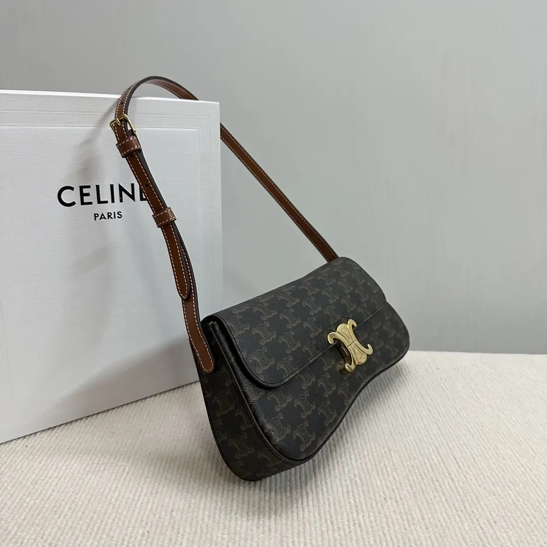 Celine Style Leather Backpack Lookbook Reference image 3