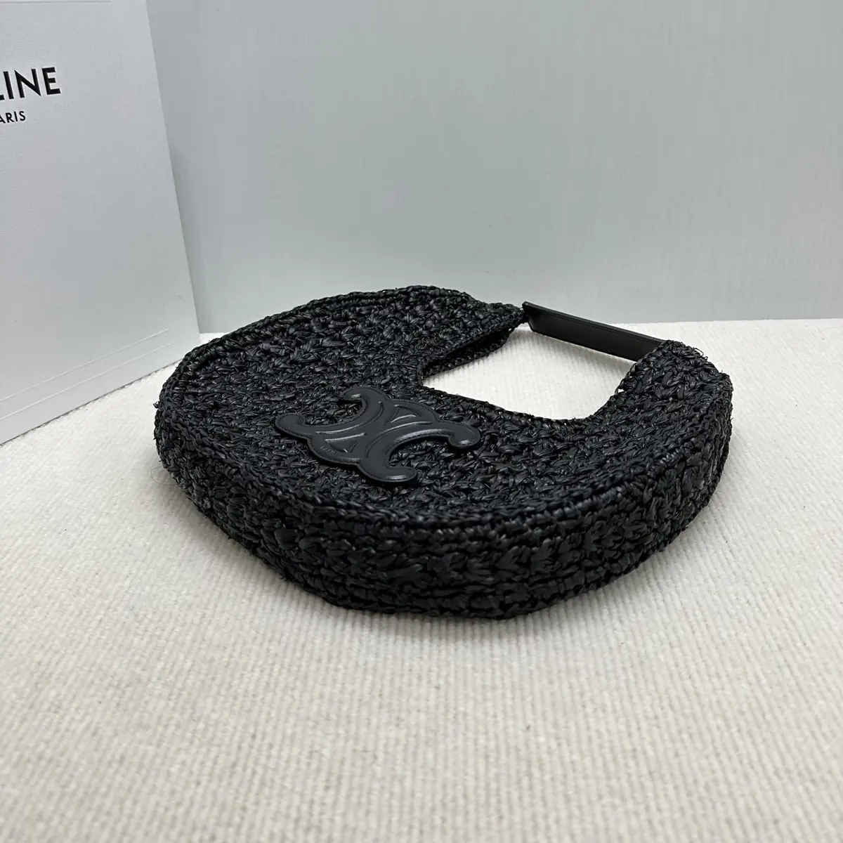 Celine Style Leather Hobo Bag Lookbook Reference image 3