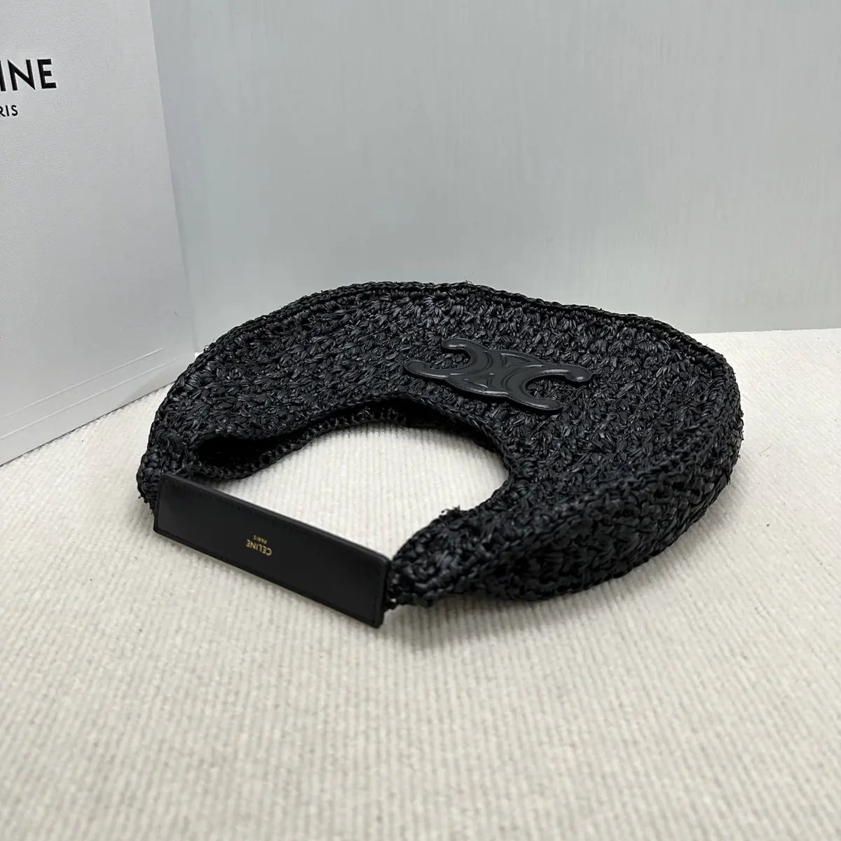 Celine Style Leather Hobo Bag Lookbook Reference image 4