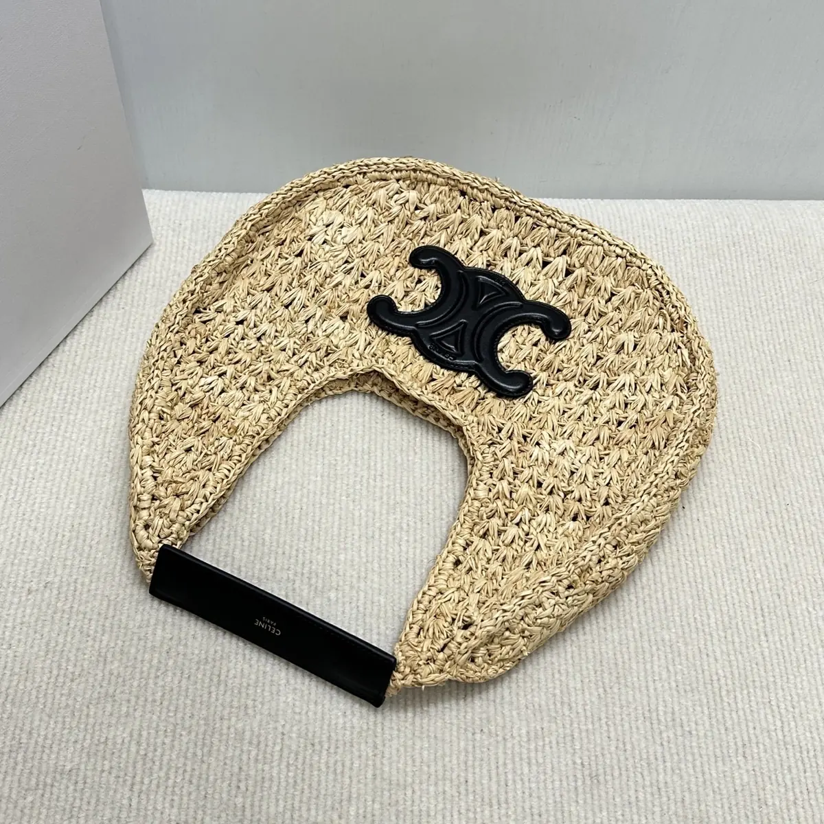 Celine Style Leather Hobo Bag Lookbook Reference image 5