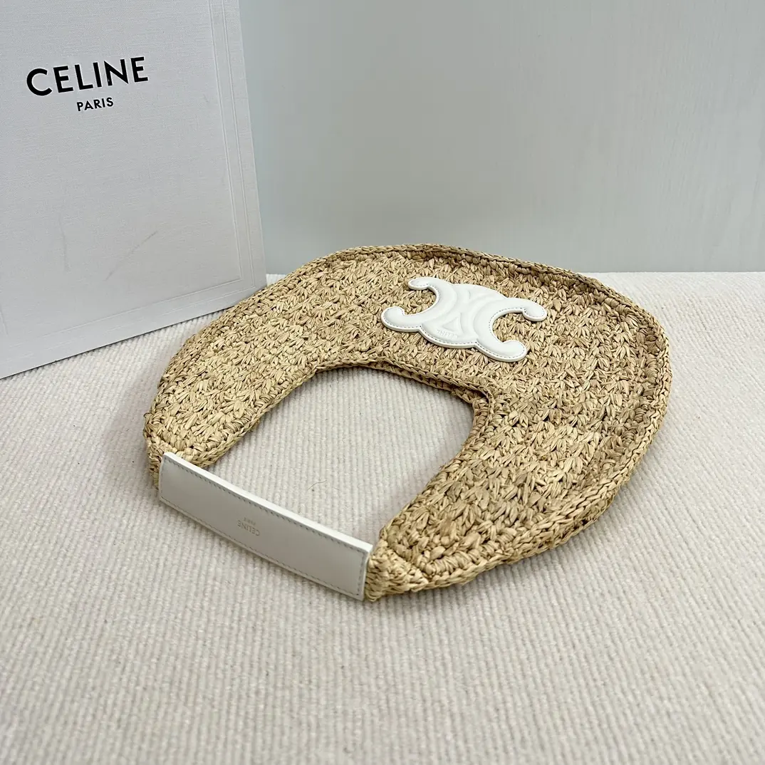 Celine Style Leather Hobo Bag Lookbook Reference image 5