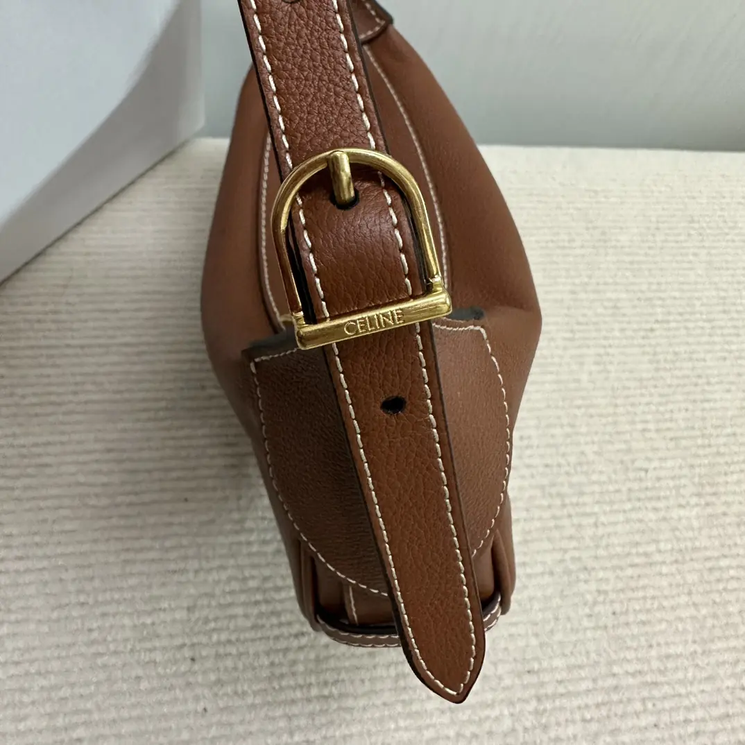 Celine Style Leather Shoulder Bag Lookbook Reference image 6
