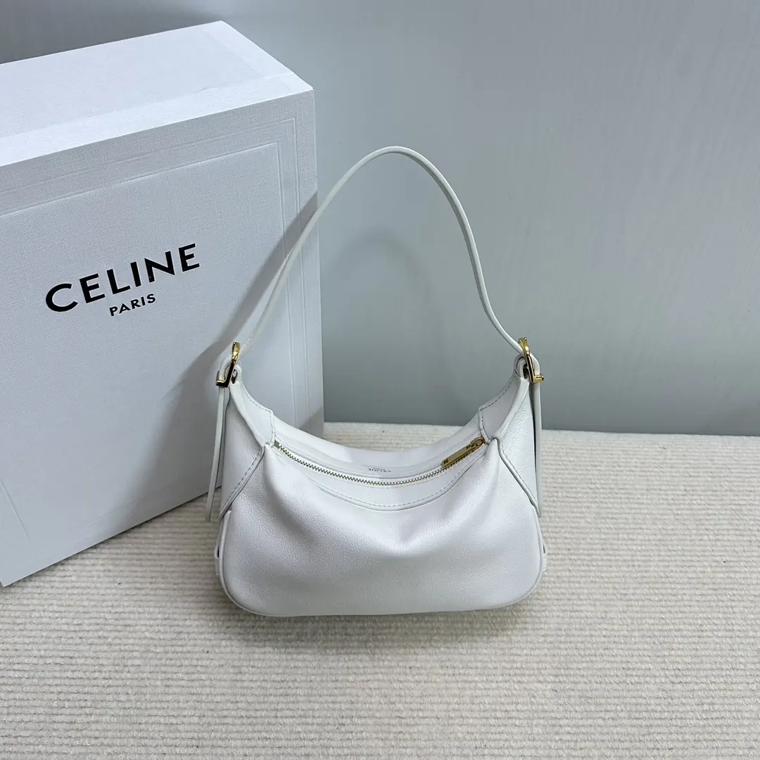 Celine Style Leather Shoulder Bag Lookbook Reference image 2