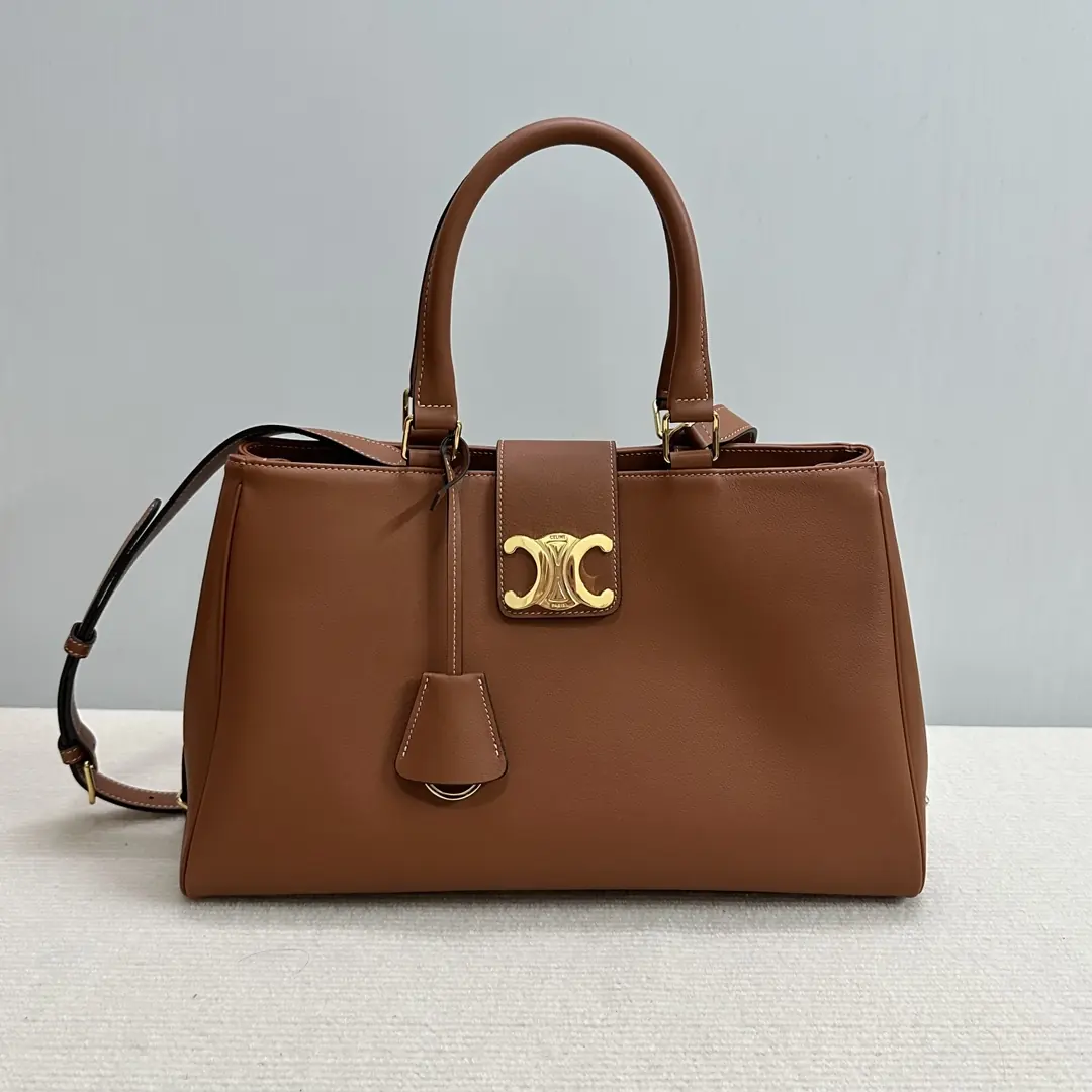 Celine Style Leather Shoulder Bag Lookbook Reference image 1