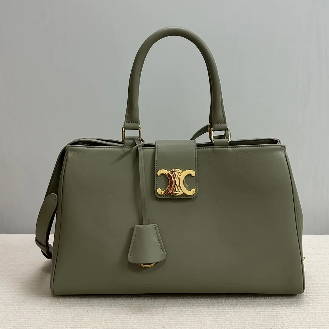 Celine Style Leather Shoulder Bag Lookbook Reference image 1