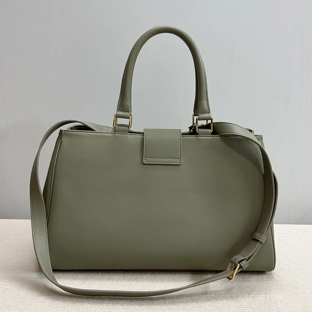 Celine Style Leather Shoulder Bag Lookbook Reference image 3