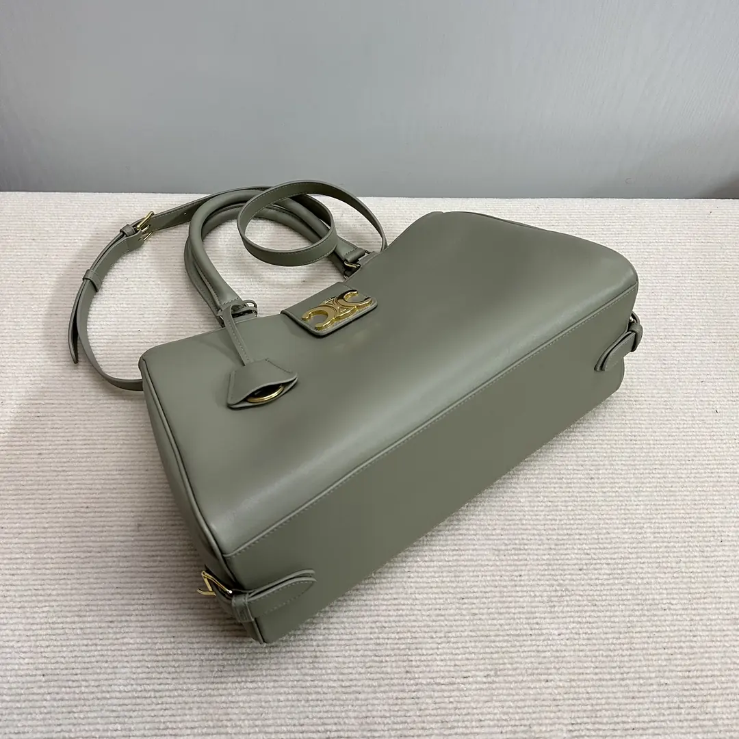 Celine Style Leather Shoulder Bag Lookbook Reference image 4