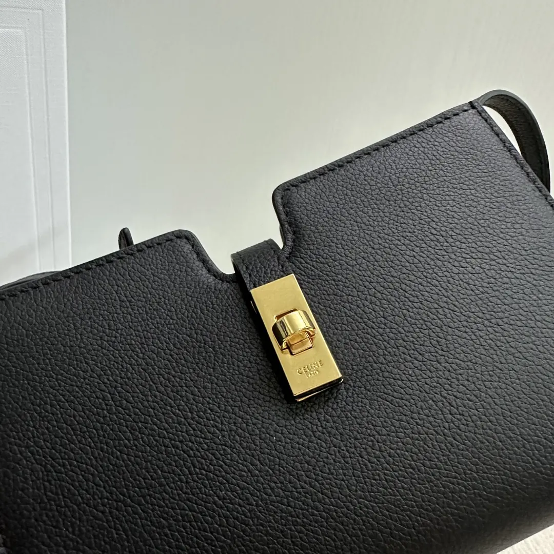 Celine Style Leather Shoulder Bag Lookbook Reference image 5