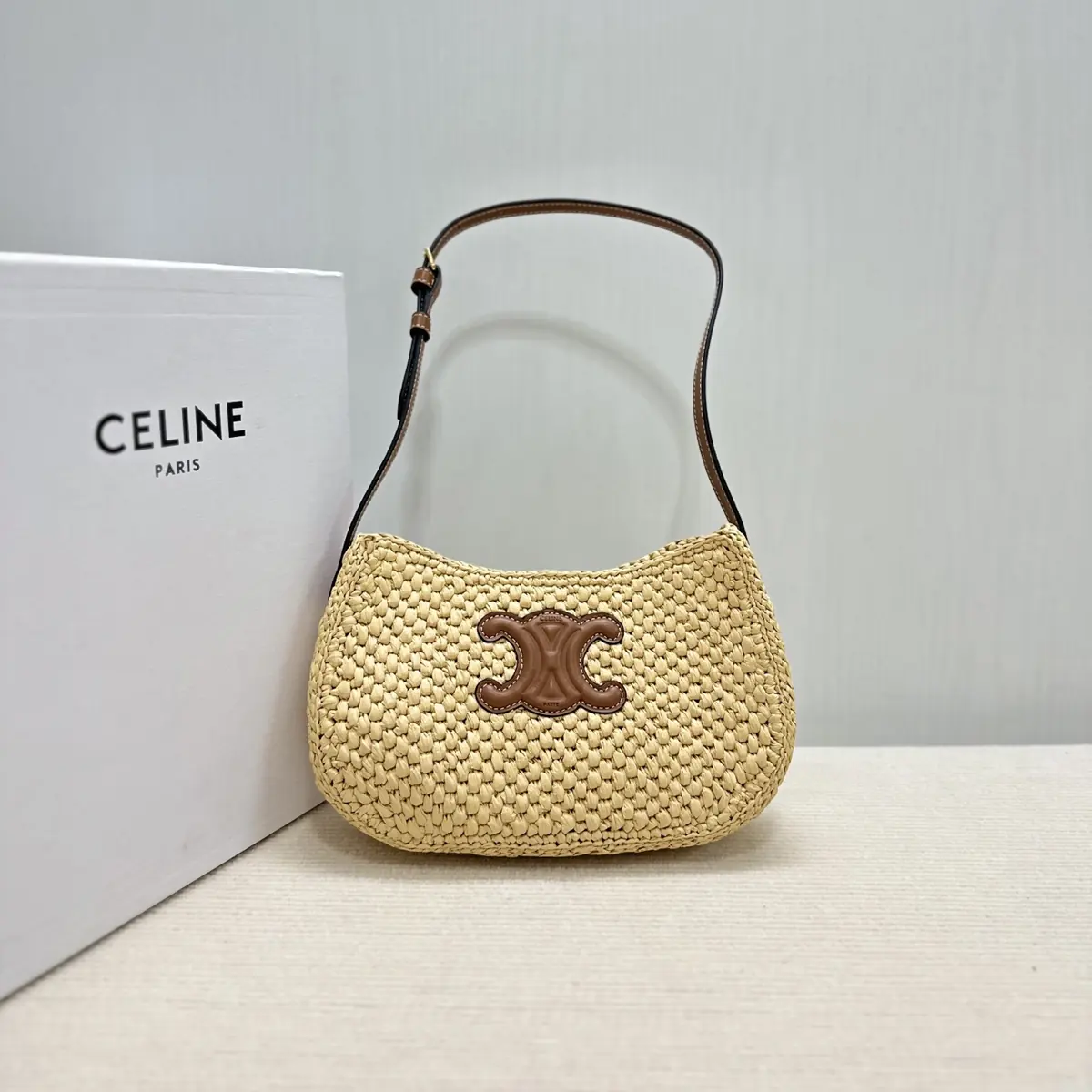 Celine Style White Leather Wallet Lookbook Reference image 1