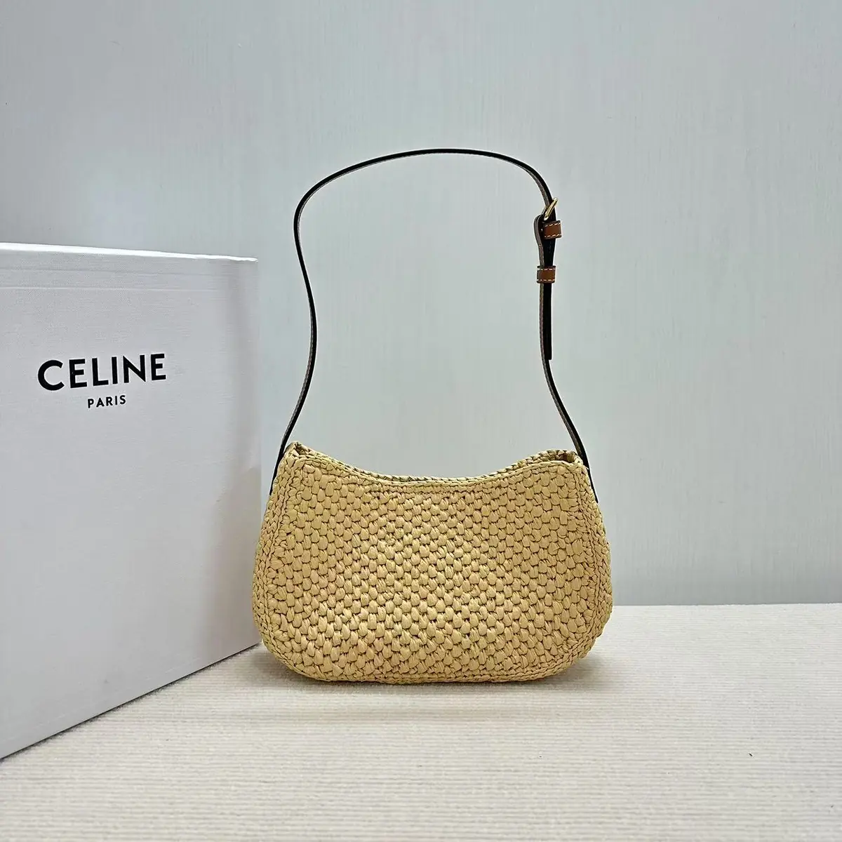 Celine Style White Leather Wallet Lookbook Reference image 2