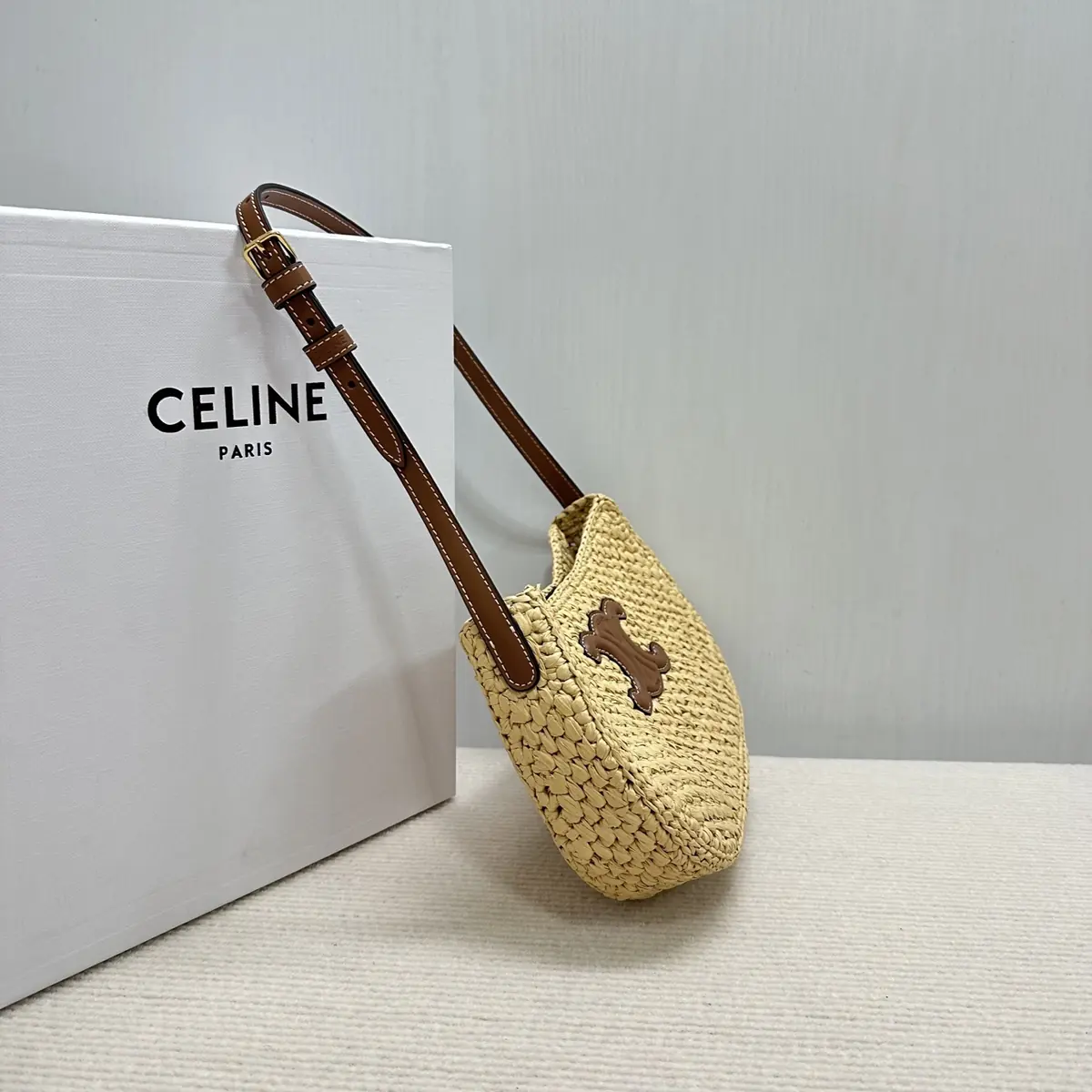 Celine Style White Leather Wallet Lookbook Reference image 3