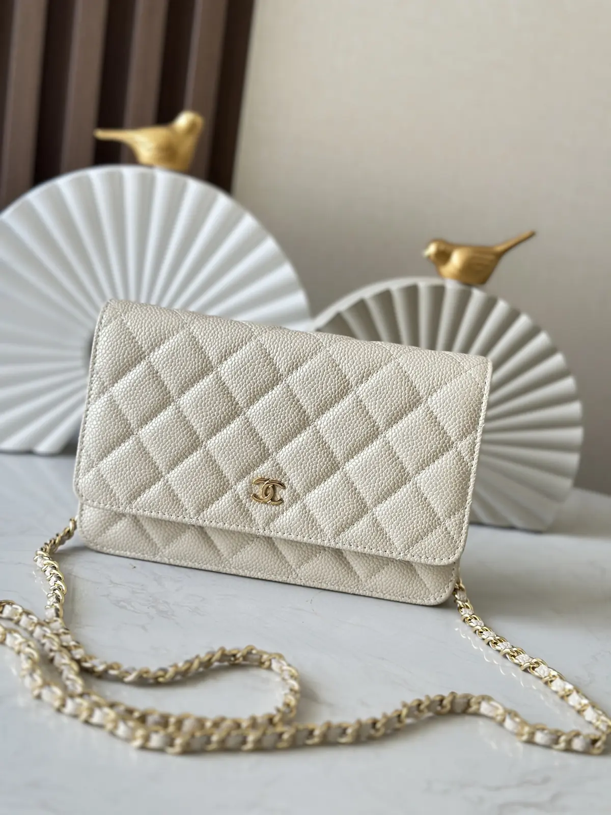 Chanel Style Beige Wallet Lookbook Reference image 1