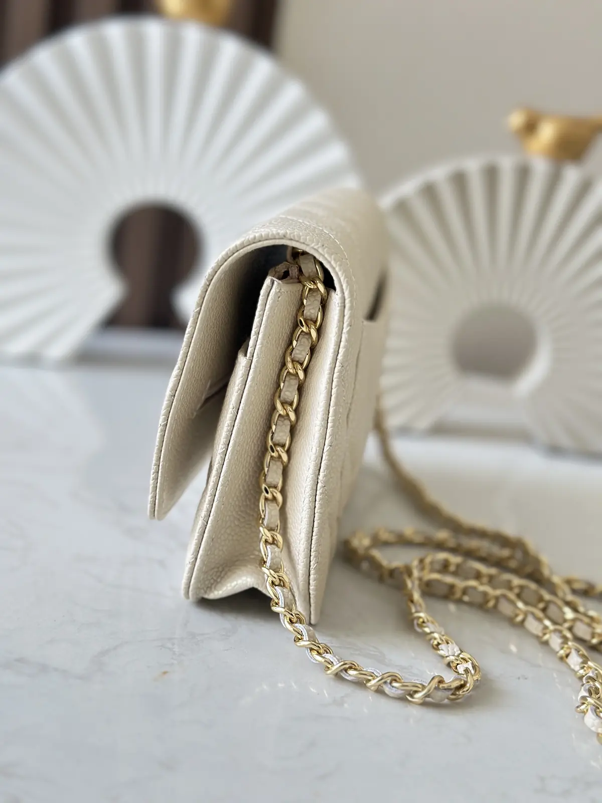 Chanel Style Beige Wallet Lookbook Reference image 2