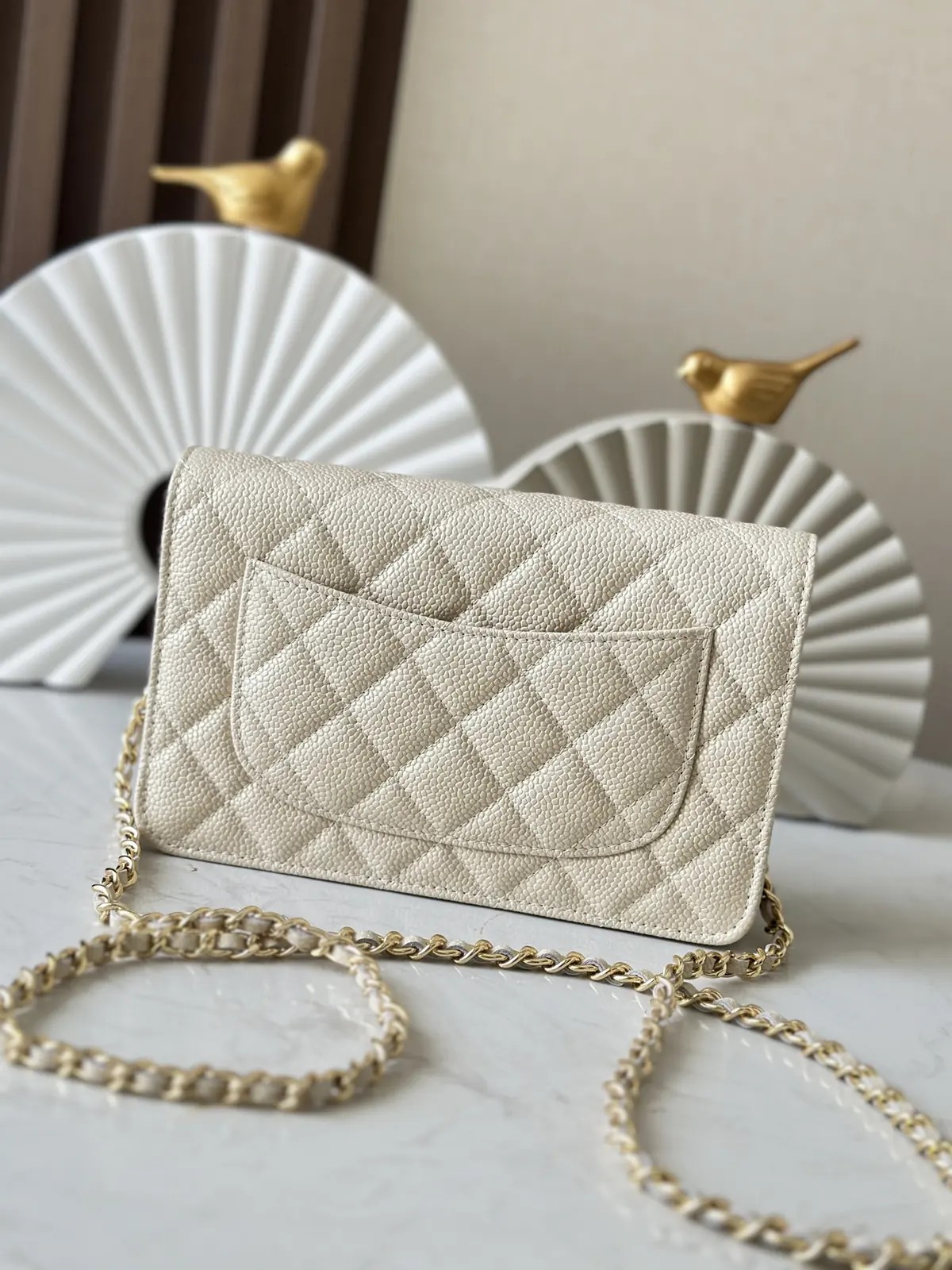 Chanel Style Beige Wallet Lookbook Reference image 4