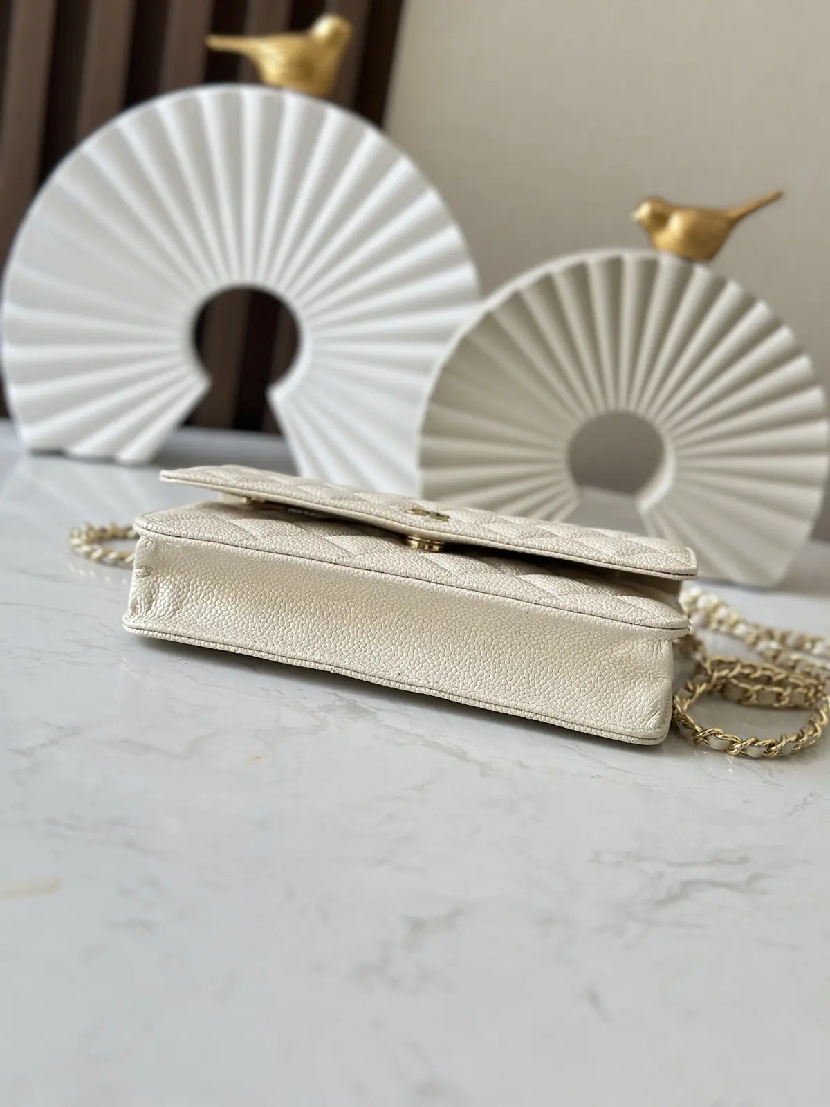 Chanel Style Beige Wallet Lookbook Reference image 5
