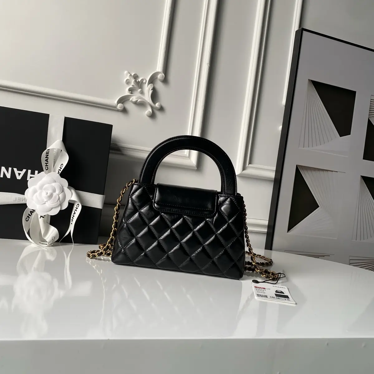 Chanel Style Black Bag Lookbook Reference image 2