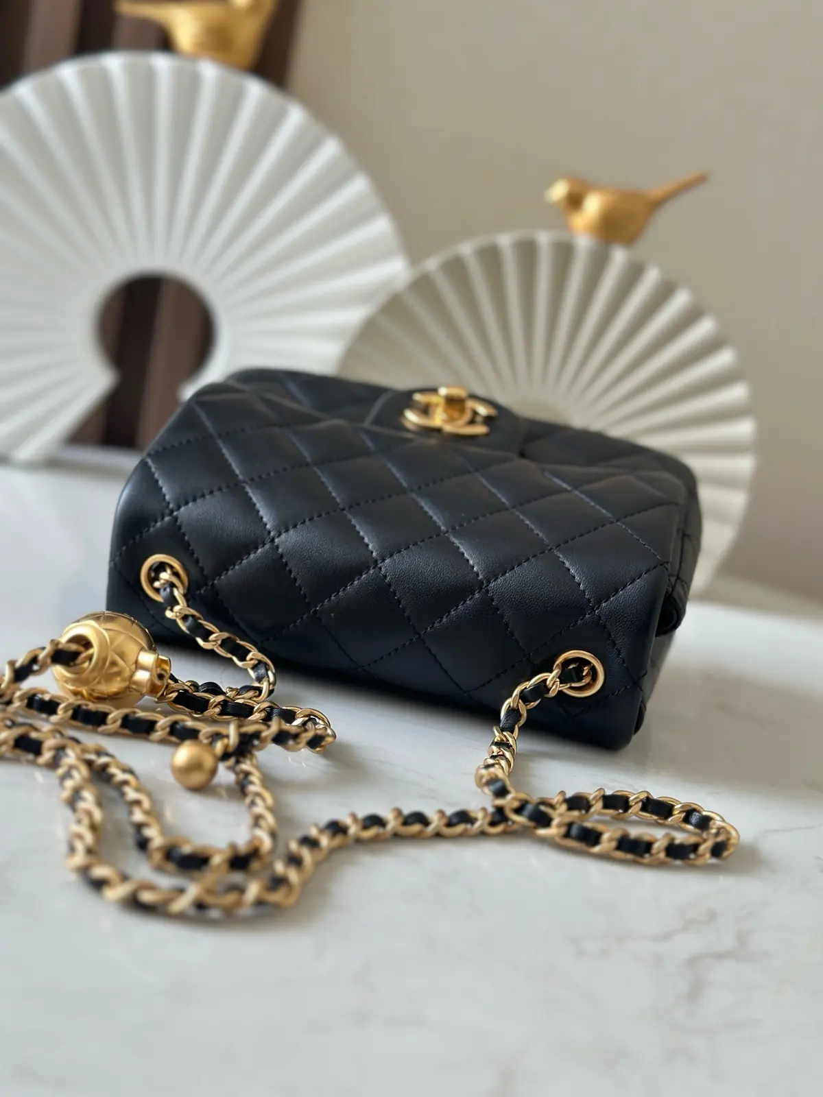 Chanel Style Black Crossbody Bag Lookbook Reference image 2