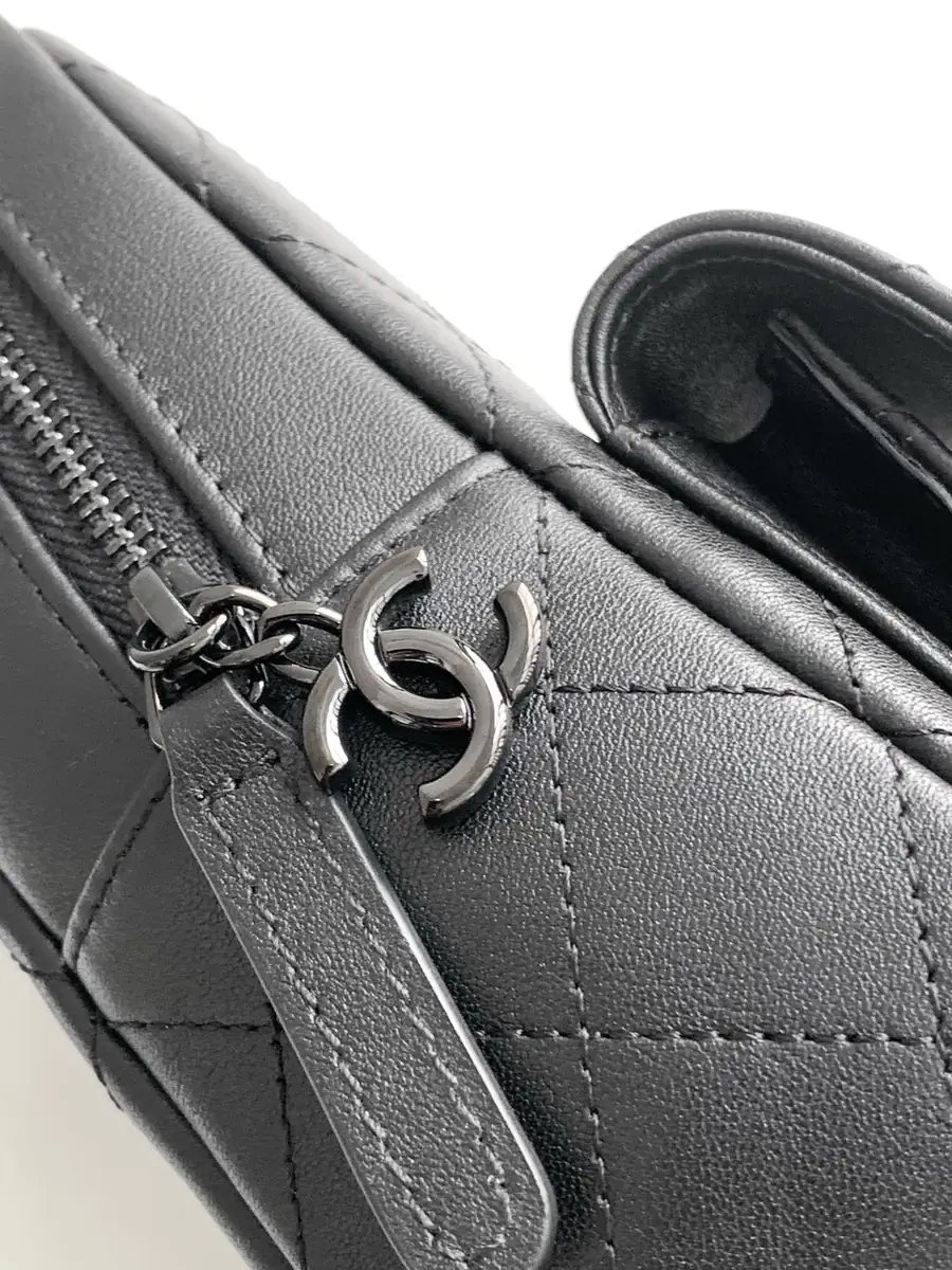 Chanel Style Black Leather Backpack Bags Backpack detail image 6 from source 764330