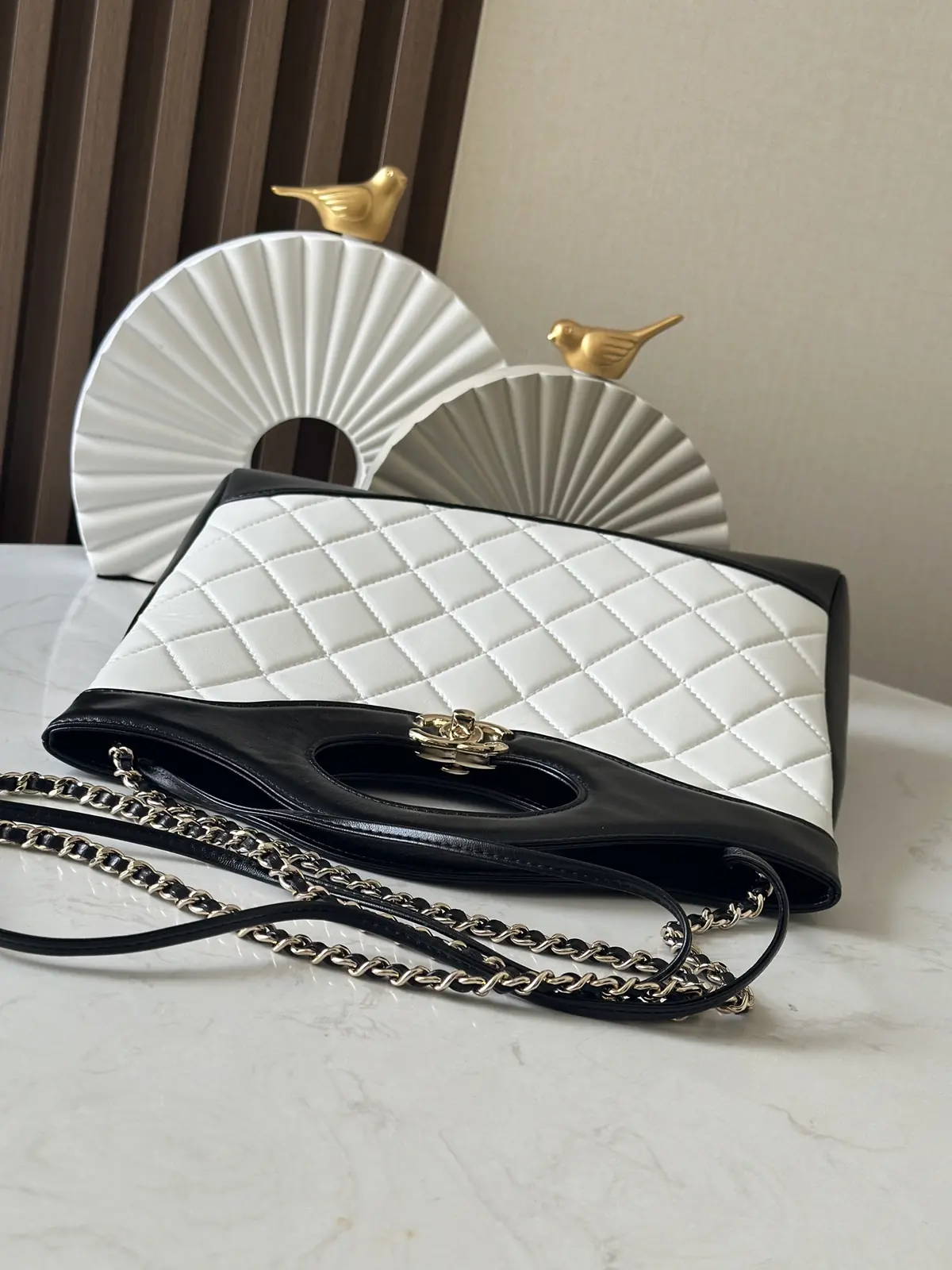 Chanel Style Black Leather Bag Lookbook Reference image 3