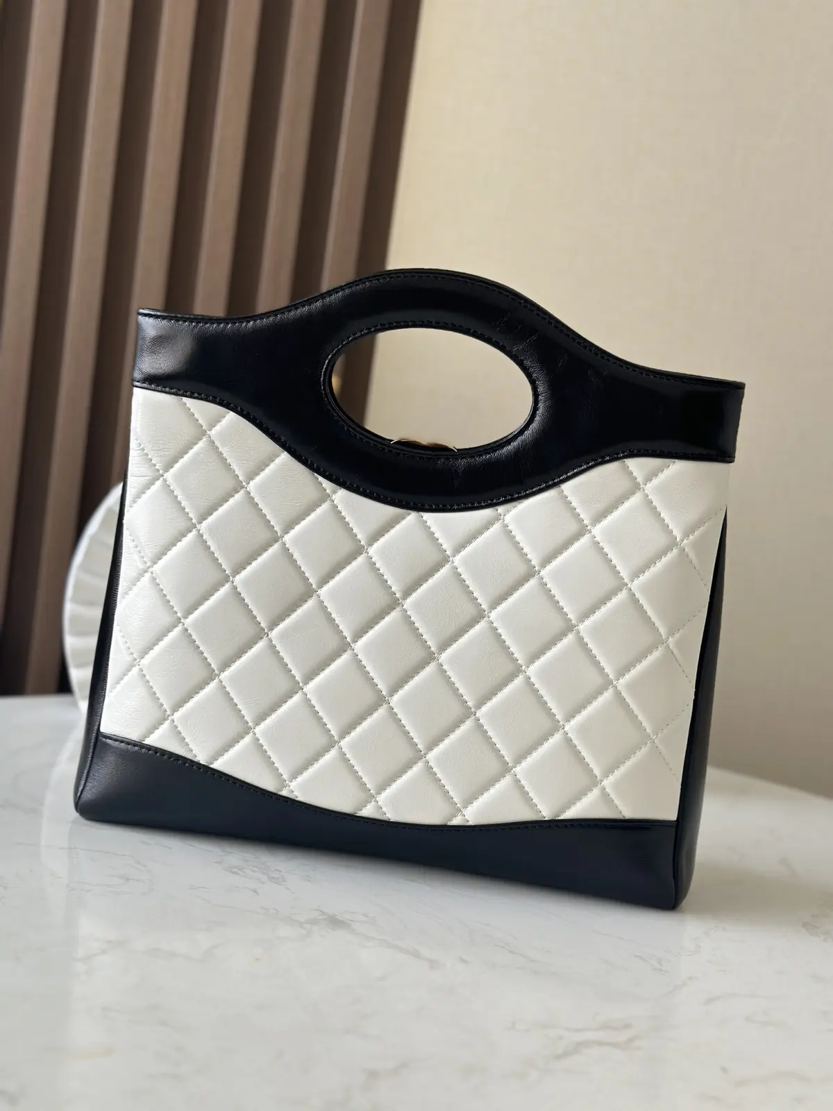 Chanel Style Black Leather Bag Lookbook Reference image 4