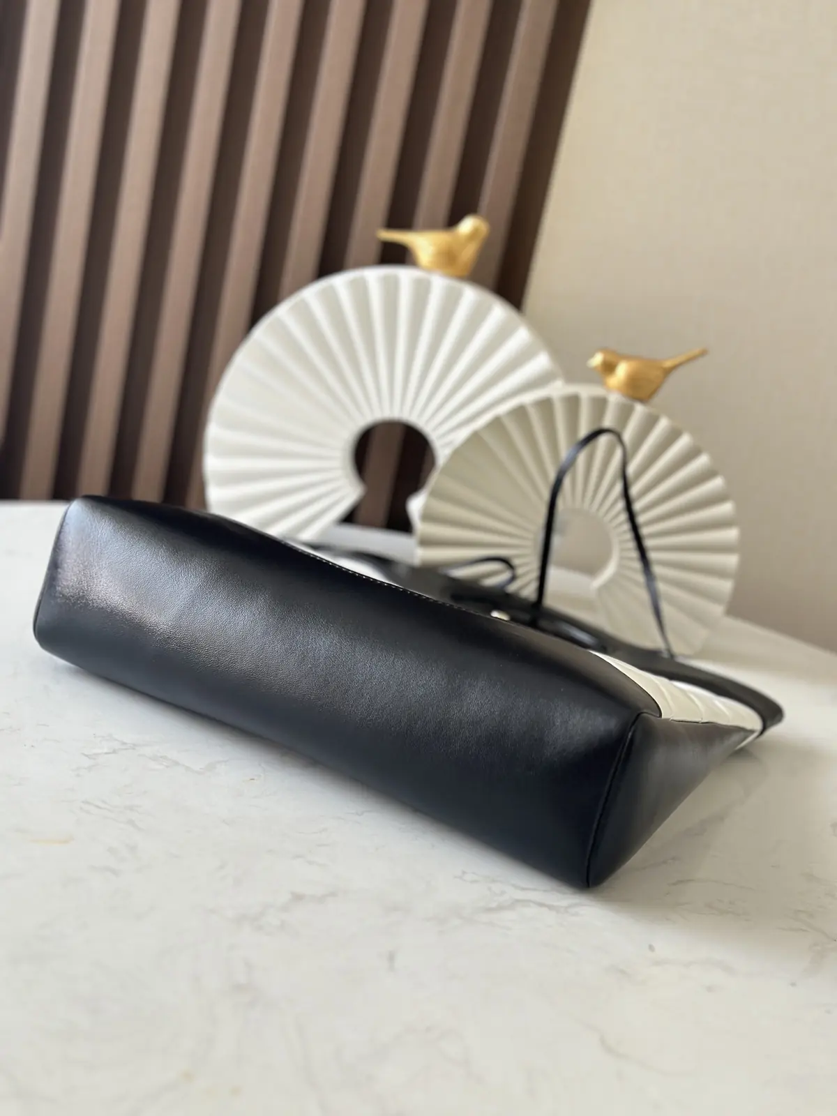 Chanel Style Black Leather Bag Lookbook Reference image 5