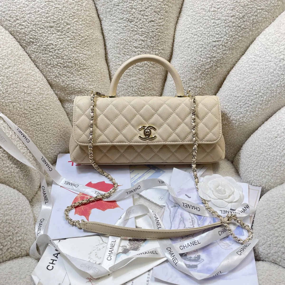 Chanel Style Black Leather Chain Bag Lookbook Reference image 1