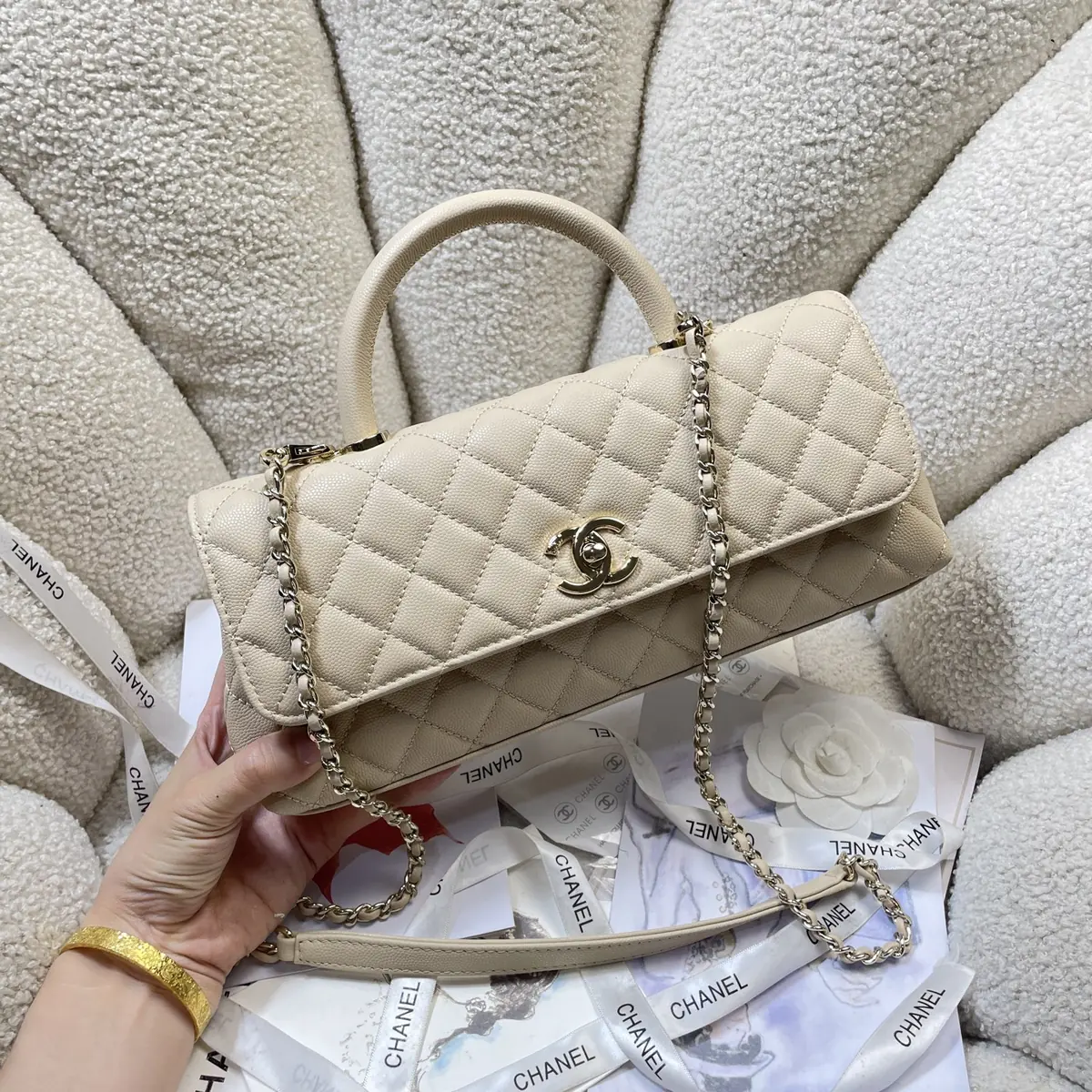 Chanel Style Black Leather Chain Bag Lookbook Reference image 2