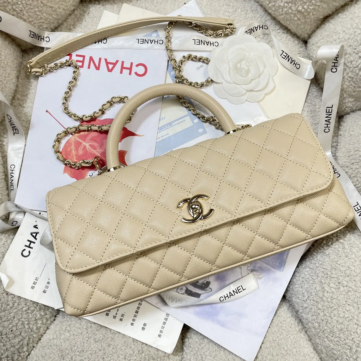Chanel Style Black Leather Chain Bag Lookbook Reference image 5