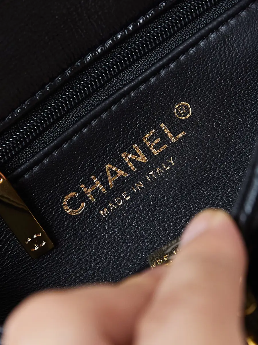 Chanel Style Black Leather Crossbody Bag Bags Crossbody Bag detail image 8 from source 764331