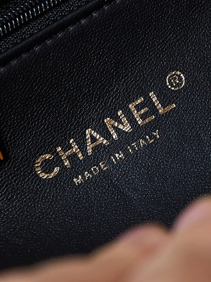 Chanel Style Black Leather Crossbody Bag Bags Crossbody Bag detail image 8 from source 764332