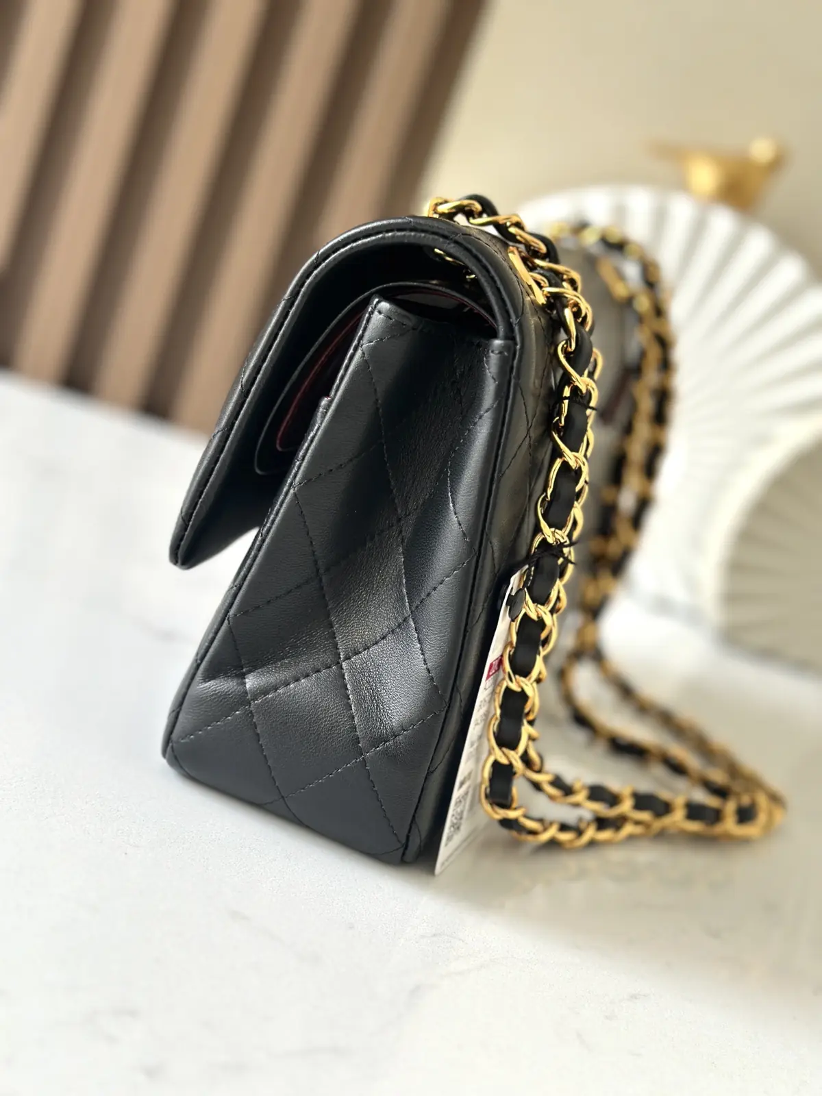 Chanel Style Black Leather Crossbody Bag Lookbook Reference image 6