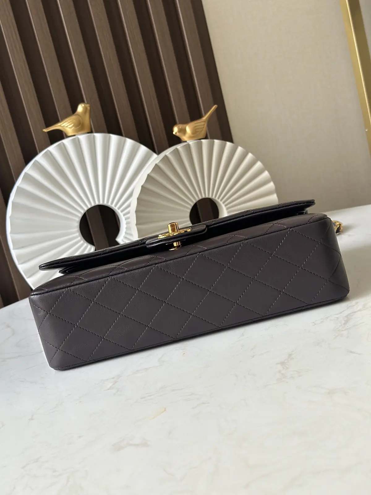 Chanel Style Black Leather Crossbody Bag Lookbook Reference image 5