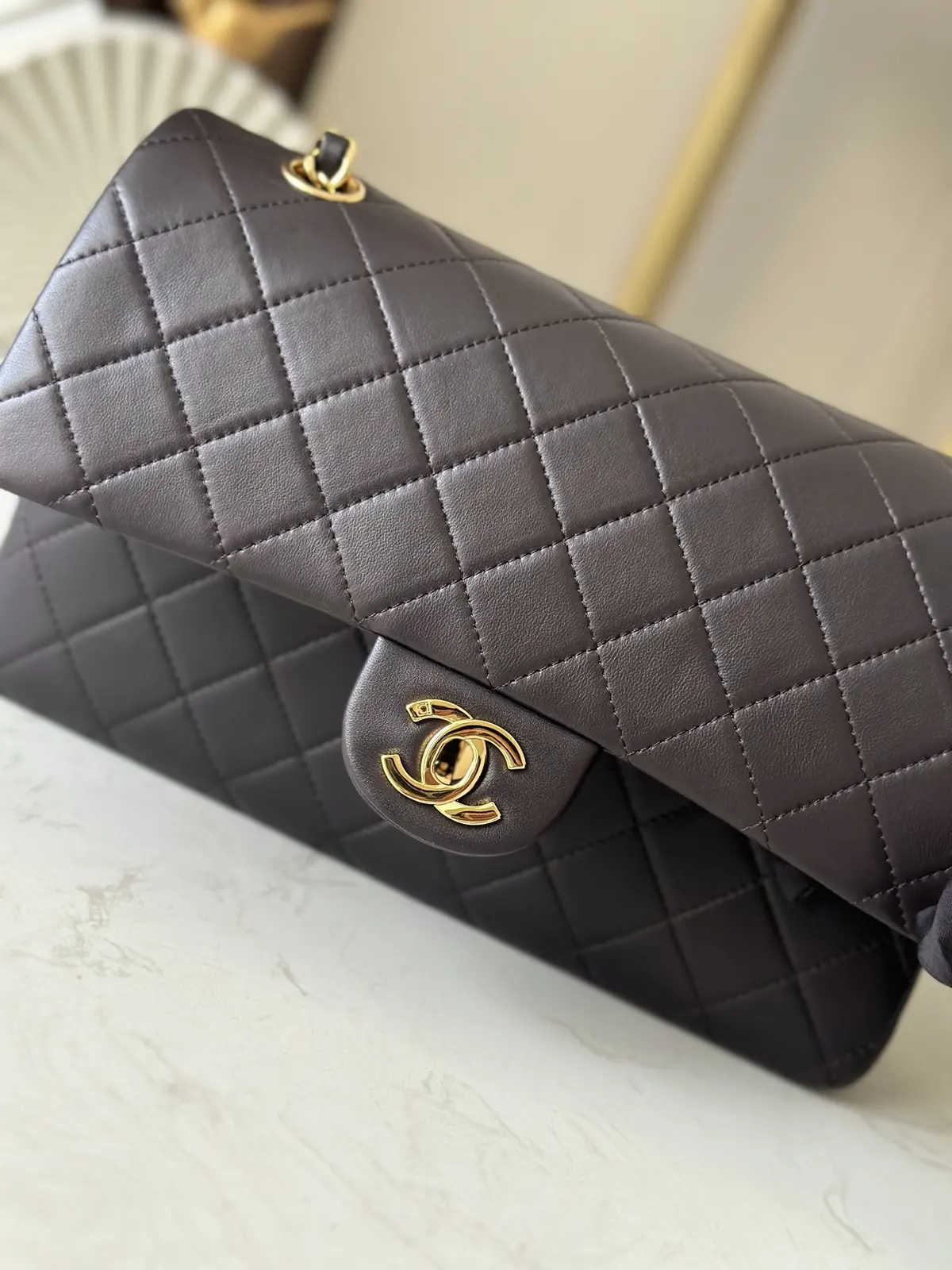 Chanel Style Black Leather Crossbody Bag Lookbook Reference image 6