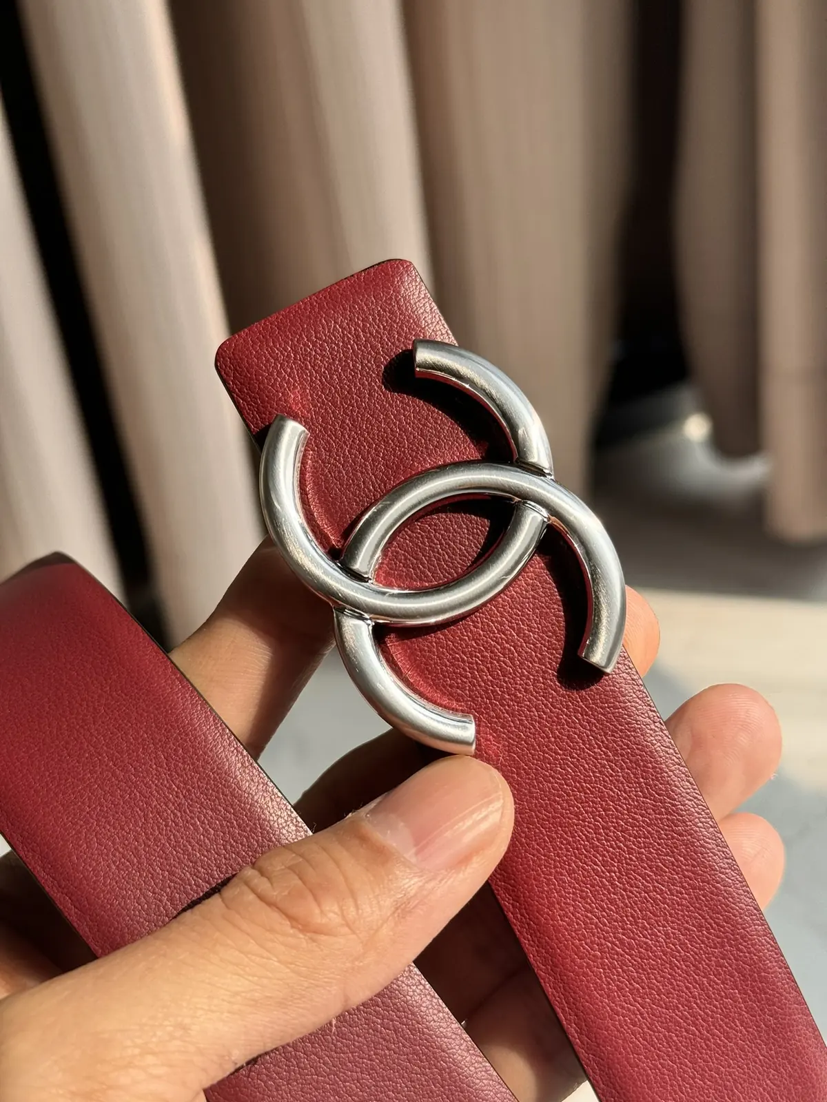 Chanel Style Black Leather Women's Belts Lookbook Reference image 2