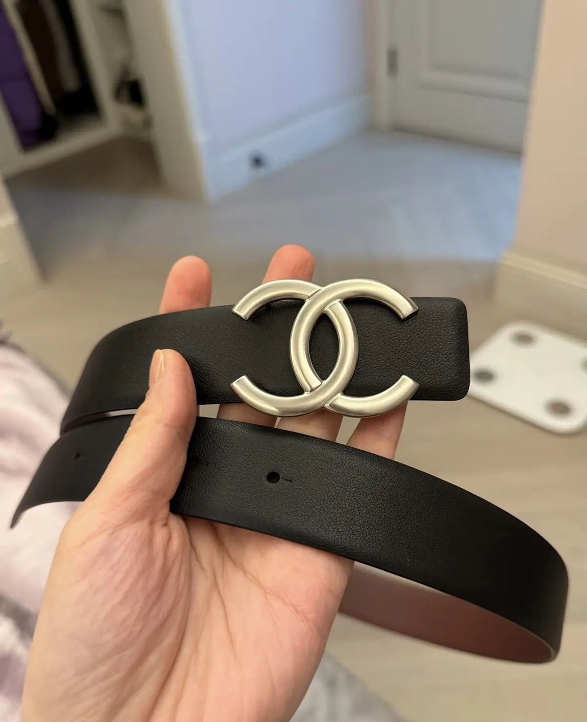 Chanel Style Black Leather Women's Belts Lookbook Reference image 6
