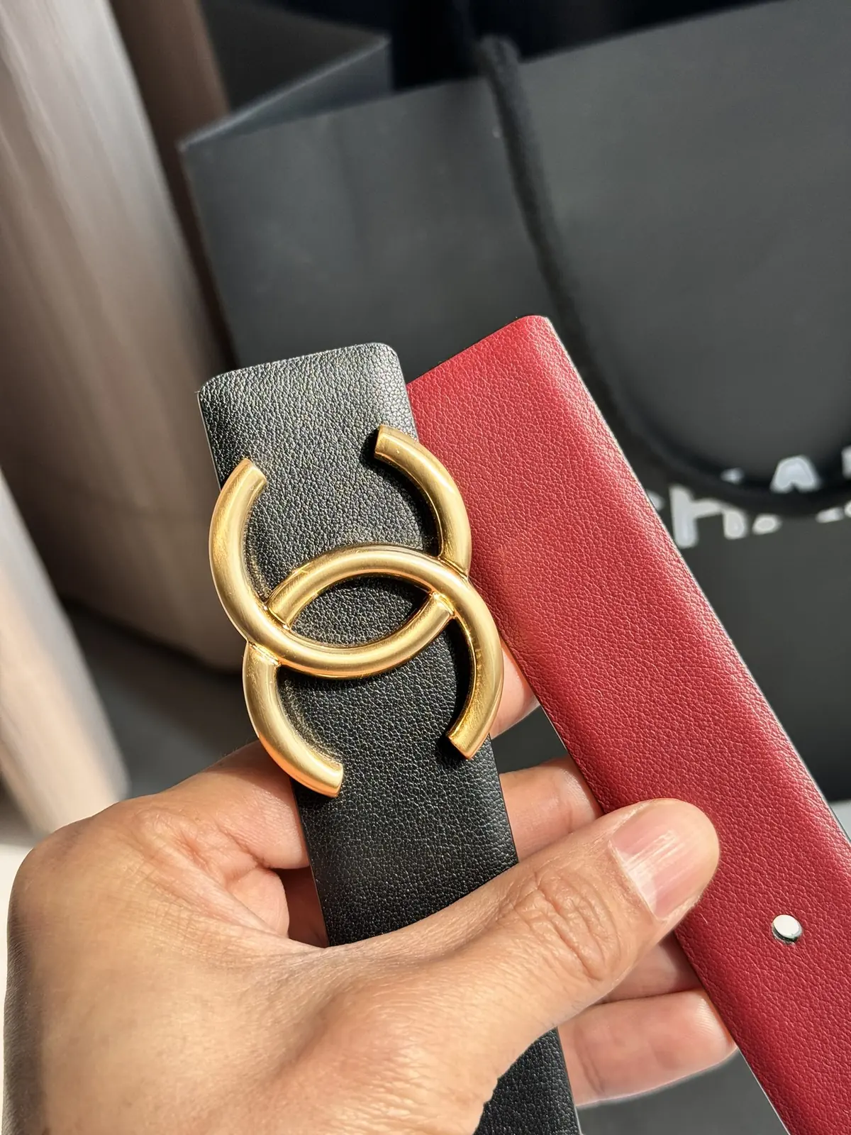 Chanel Style Black Leather Women's Belts Lookbook Reference image 2