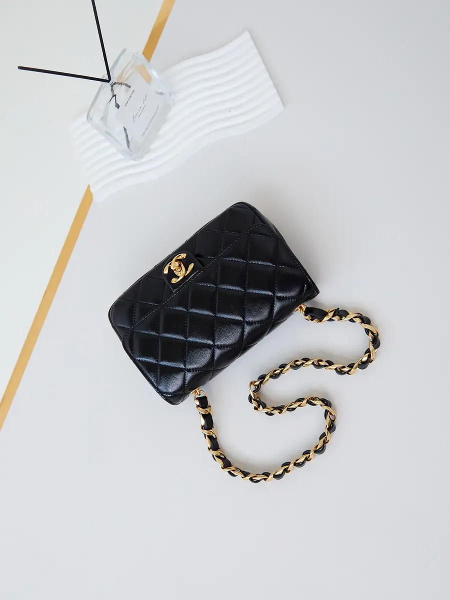 Chanel Style Black Shoulder Bag Bags Shoulder Bag detail image 7 from source 764329
