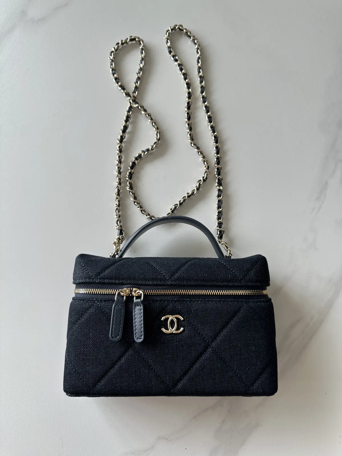 Chanel Style Blue Leather Bags Lookbook Reference image 1