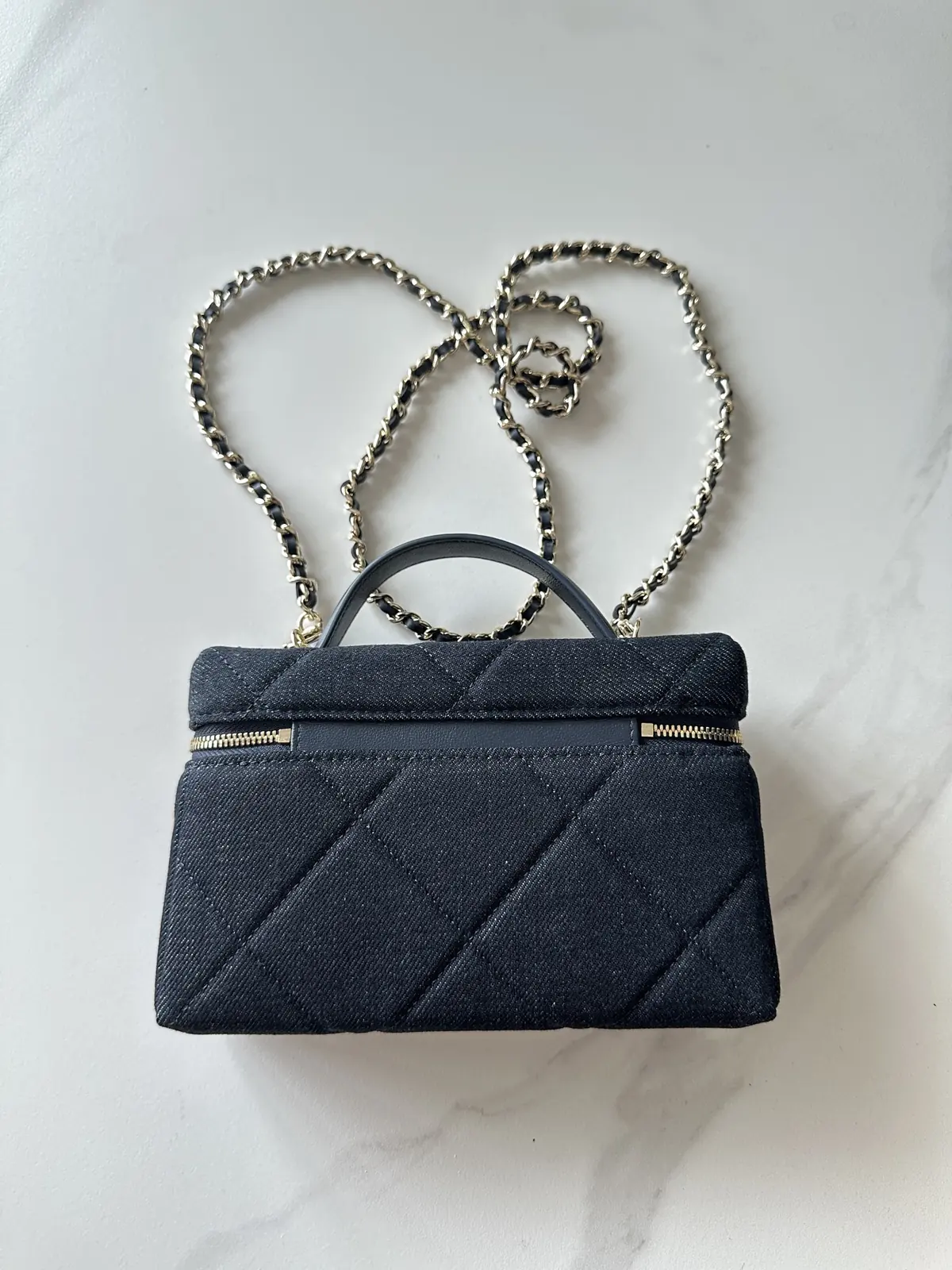 Chanel Style Blue Leather Bags Lookbook Reference image 2