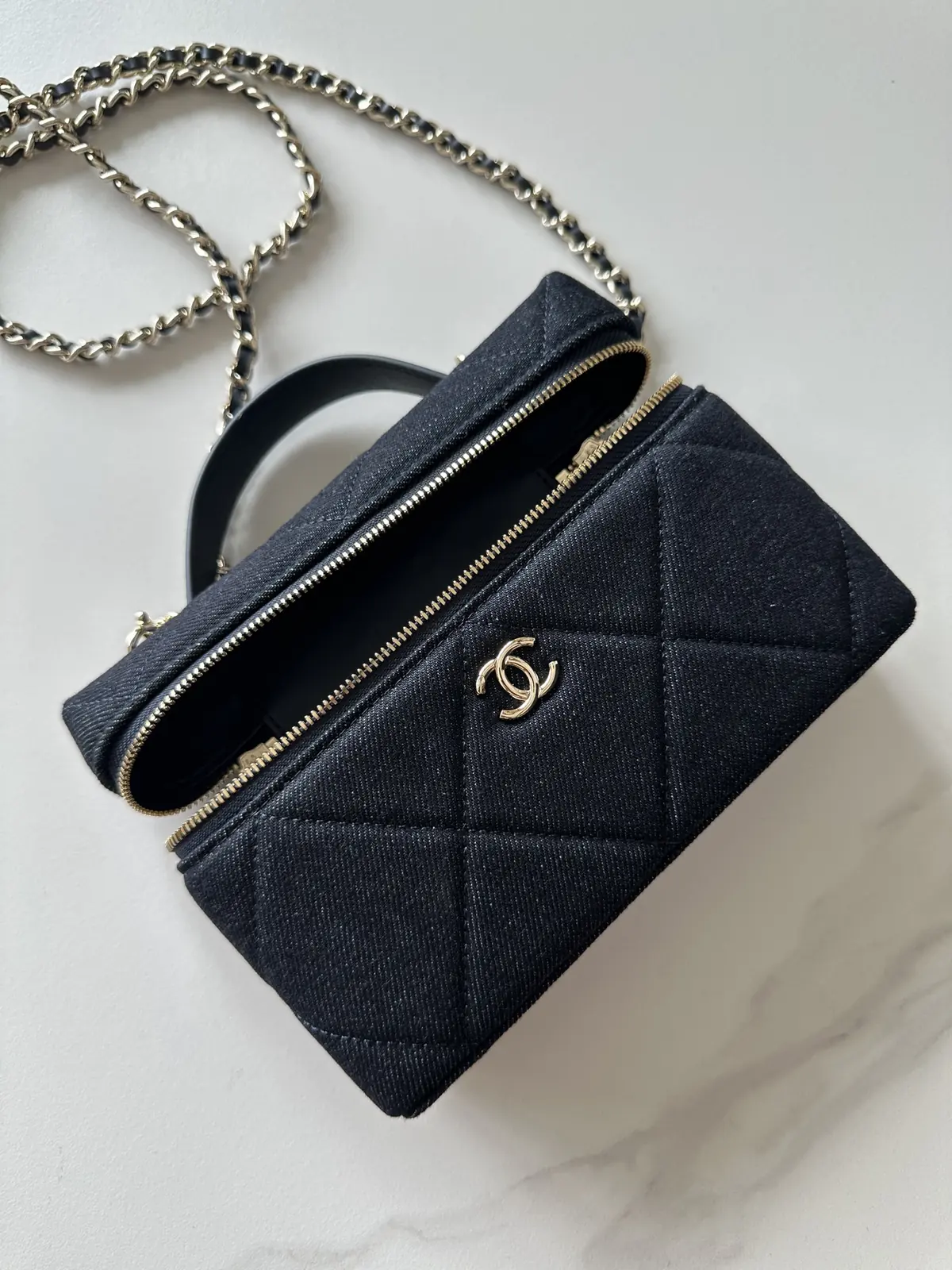 Chanel Style Blue Leather Bags Lookbook Reference image 6