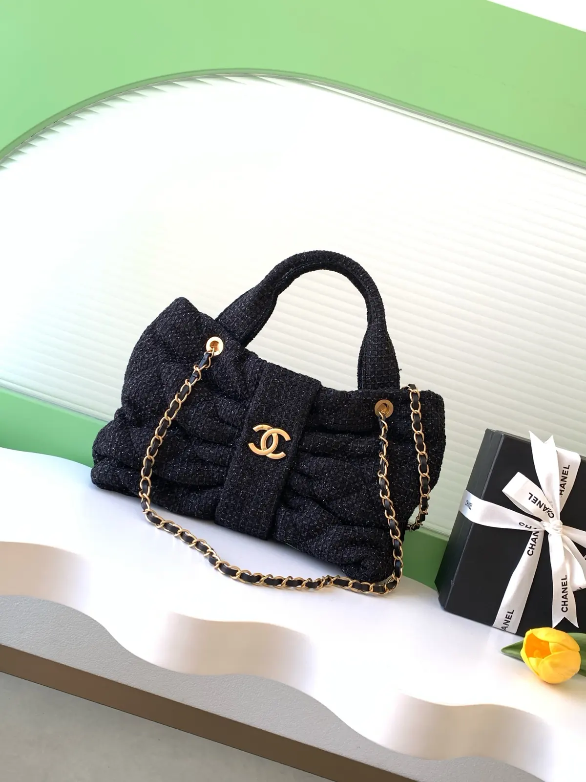 Chanel Style Denim Chain Bag Bags Chain Bag detail image 1 from source 765811