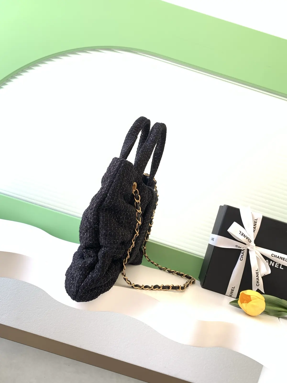 Chanel Style Denim Chain Bag Bags Chain Bag detail image 2 from source 765811