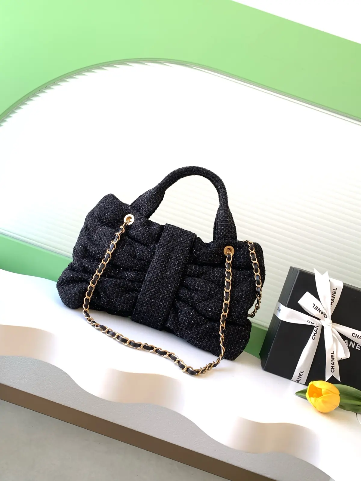 Chanel Style Denim Chain Bag Bags Chain Bag detail image 3 from source 765811