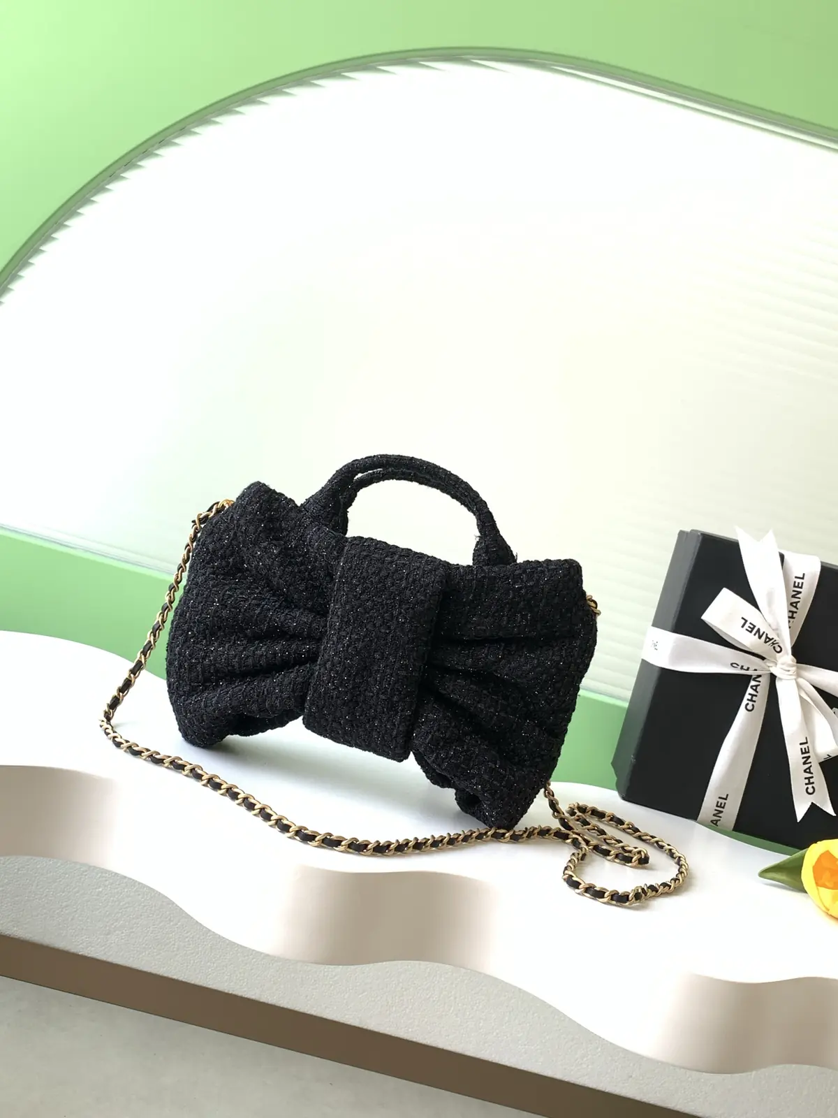 Chanel Style Denim Chain Bag Bags Chain Bag detail image 2 from source 765812
