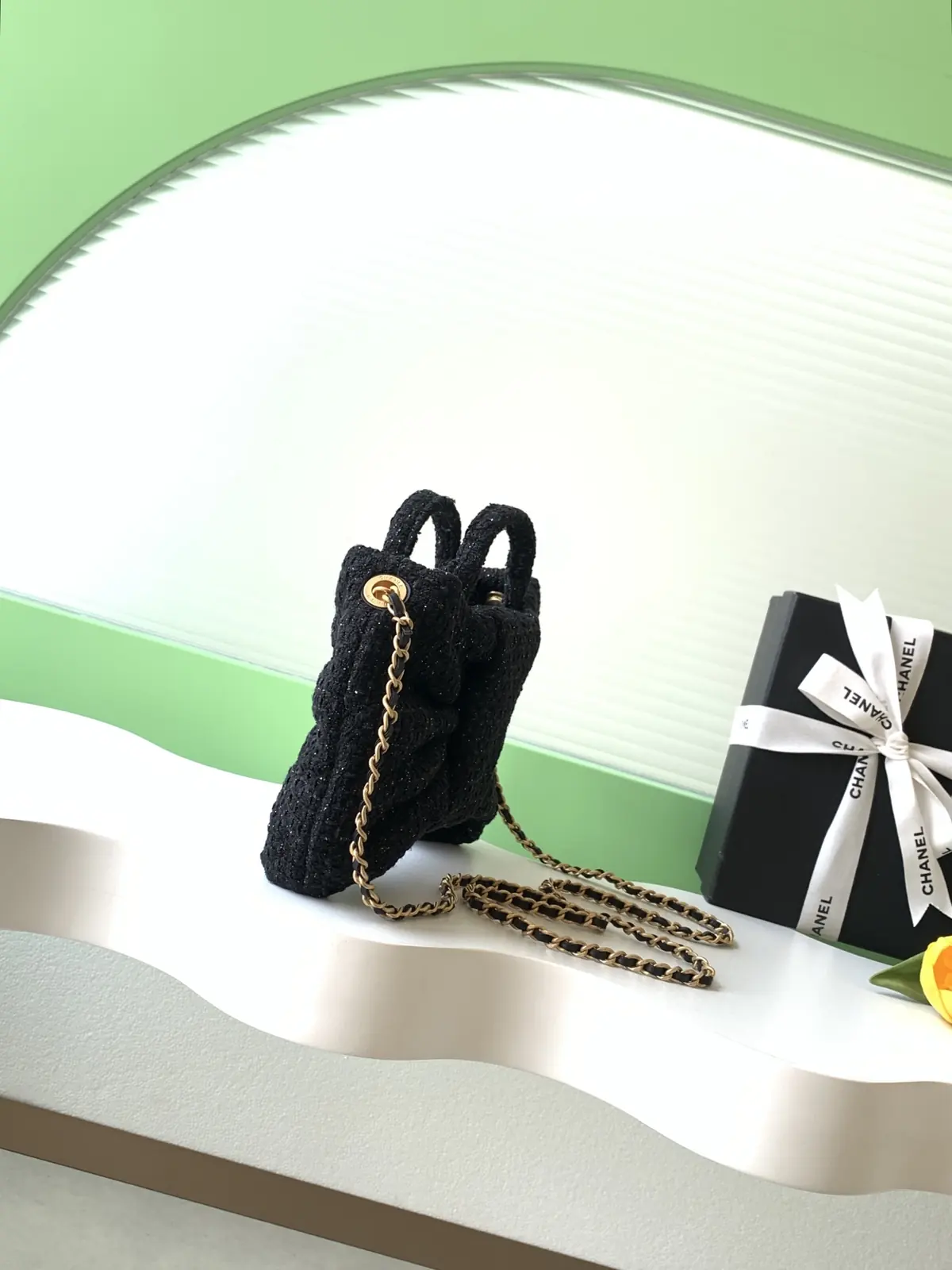 Chanel Style Denim Chain Bag Bags Chain Bag detail image 3 from source 765812