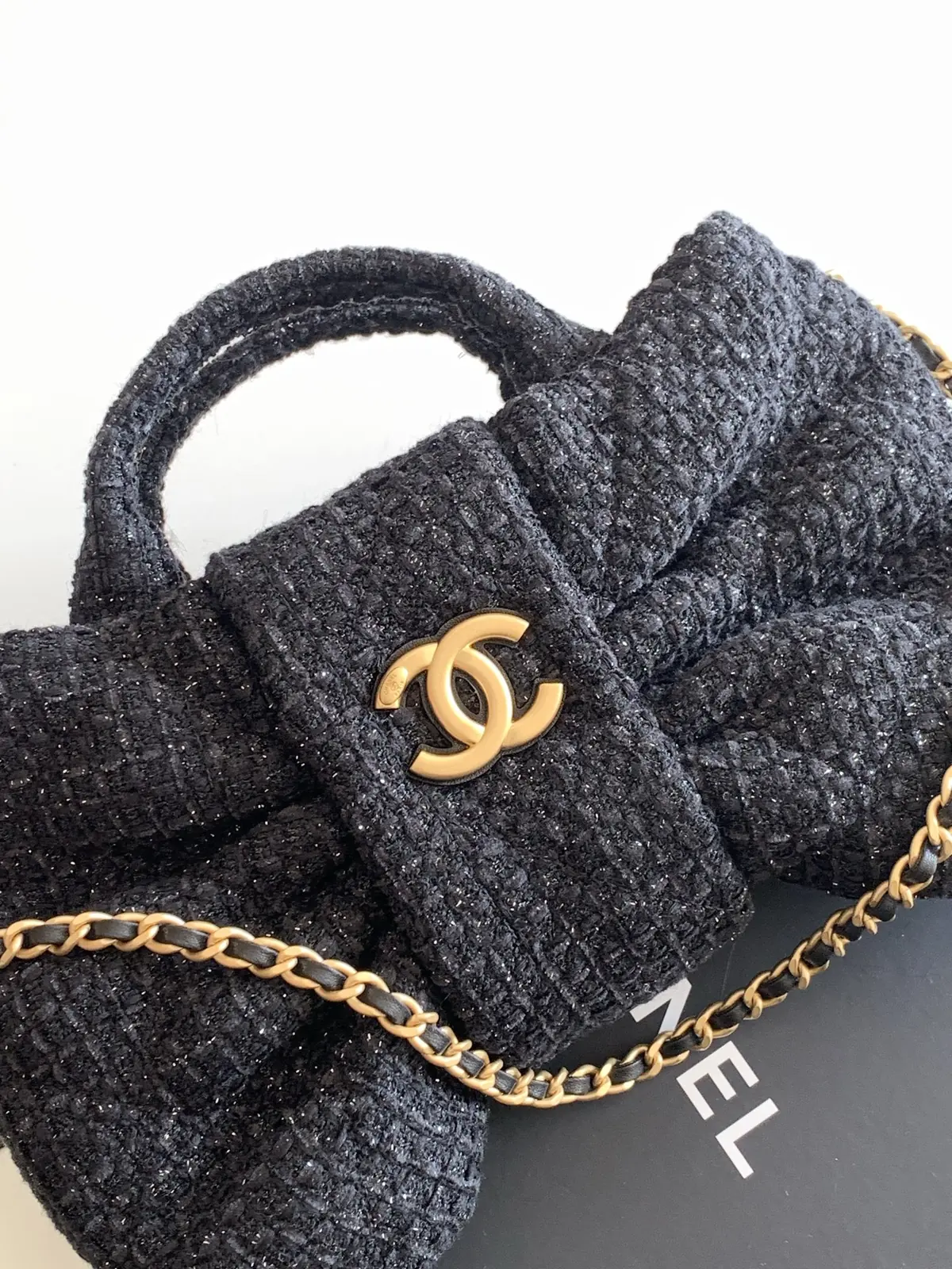 Chanel Style Denim Chain Bag Bags Chain Bag detail image 6 from source 765812